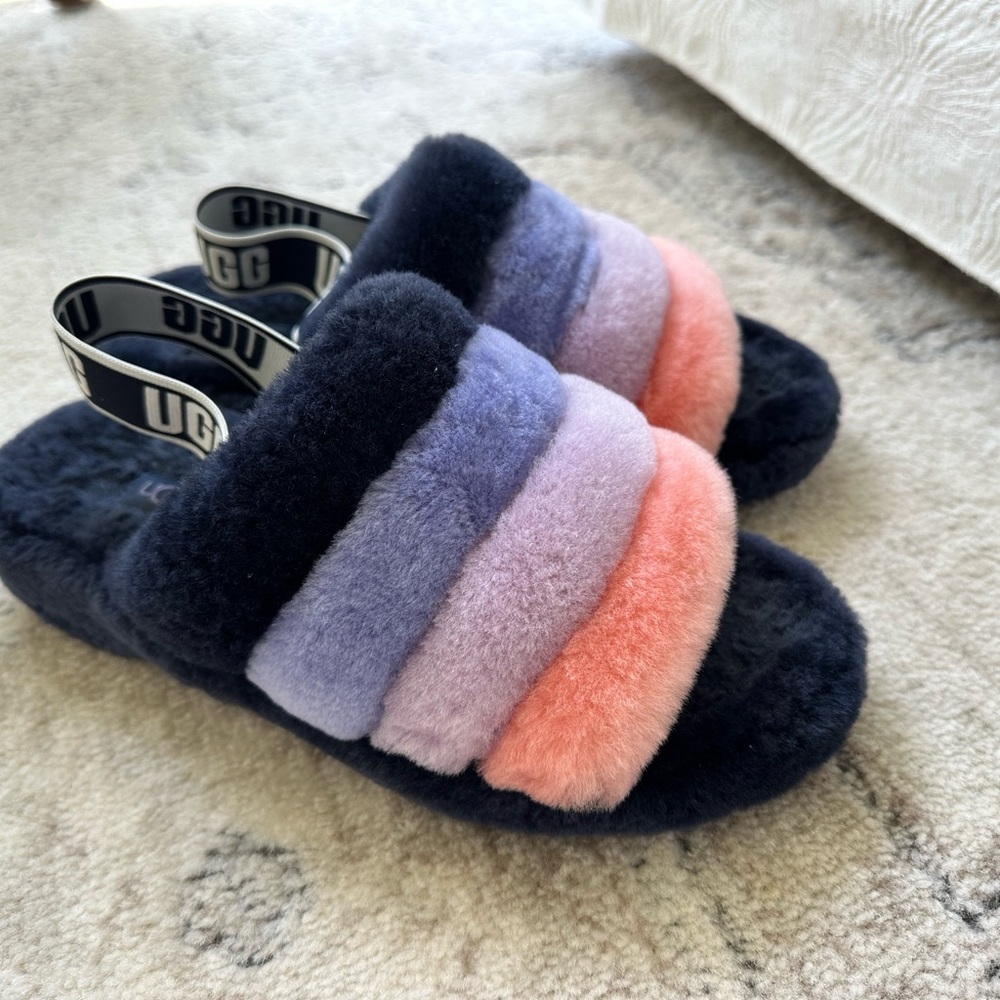 UGG Multicolor Fluff Yeah Slippers